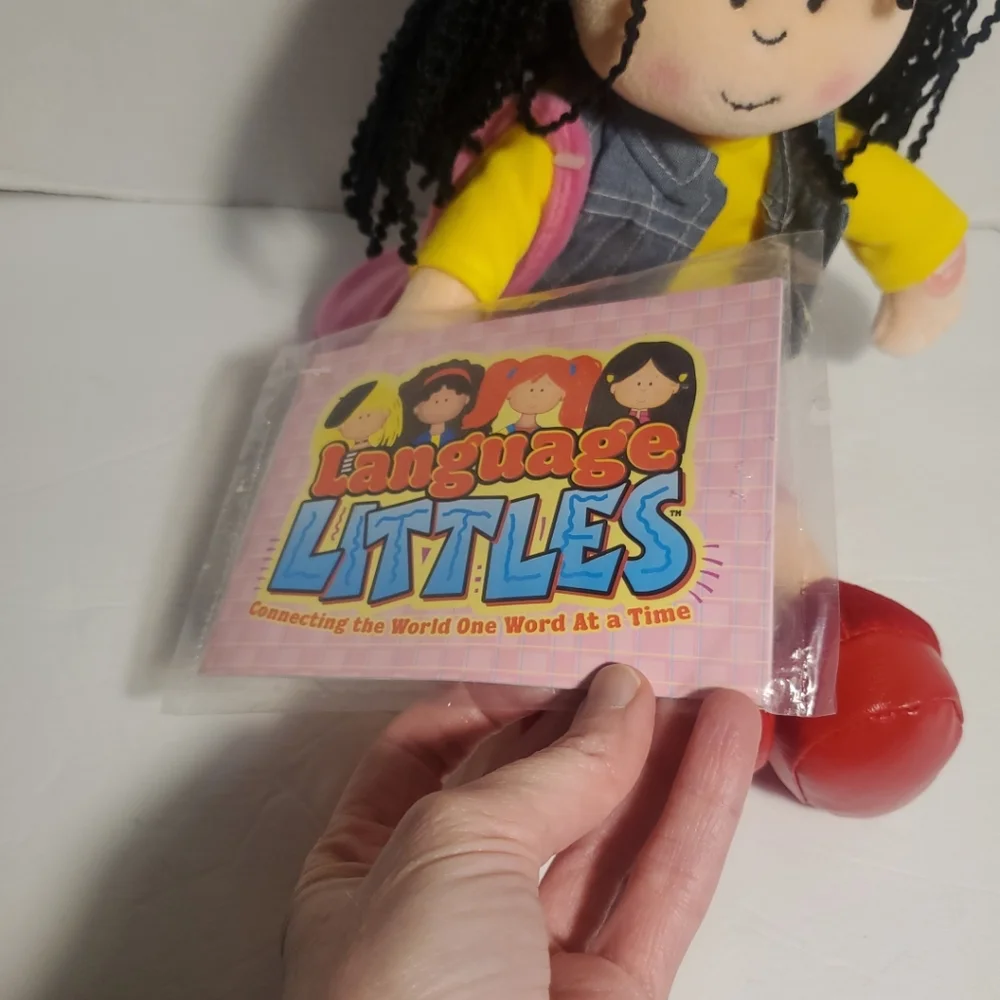 Language Littles Lizzie Spanish English Bilingual Doll 2002 NWT